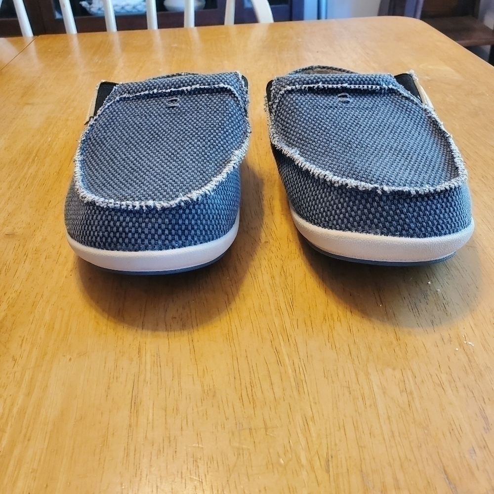 Gecko Man Canvas Slippers Navy 11 - Picture 3 of 11